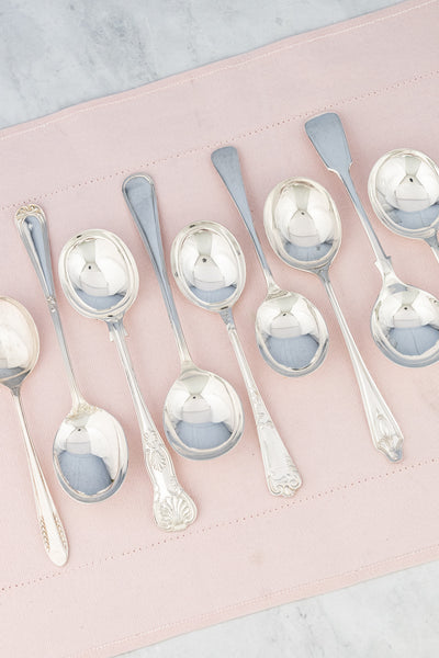 Vintage Silverplate English Soup Spoon