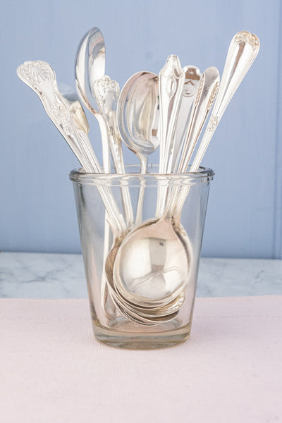 Vintage Silverplate English Soup Spoon