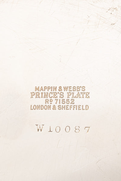 Vintage Silverplate Oval Tray