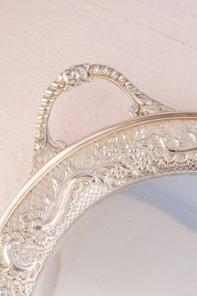 Vintage Silverplate Oval Tray
