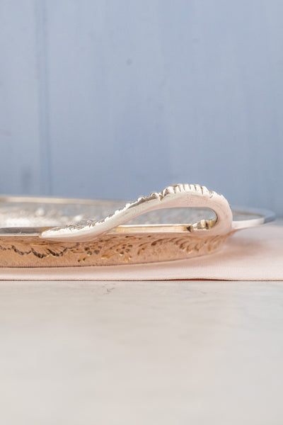 Vintage Silverplate Oval Tray