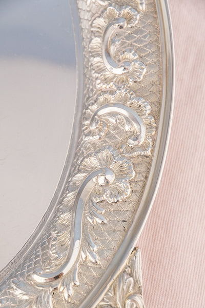 Vintage Silverplate Oval Tray