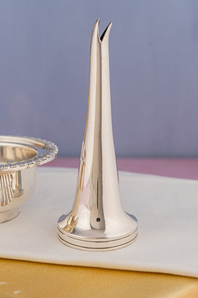 Antique Silverplate Wine Decanting Funnel