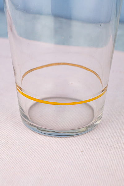 Vintage Glass & Silverplate Rooster Cocktail Shaker