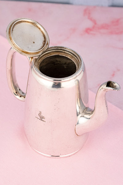 Vintage Sliver Slipper Club Silverplate Coffeepot