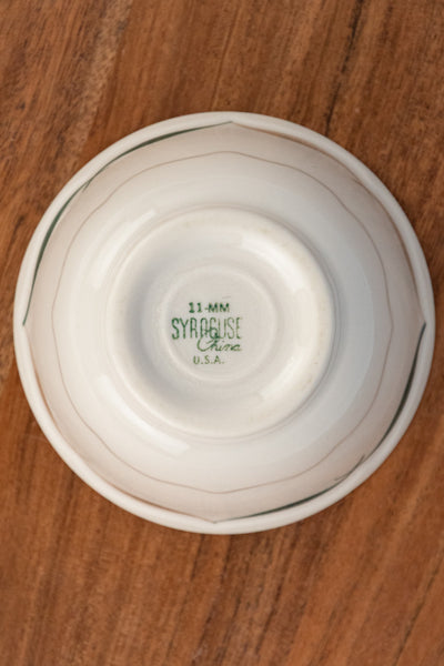 Vintage Syracuse China Soup Cup & Liner