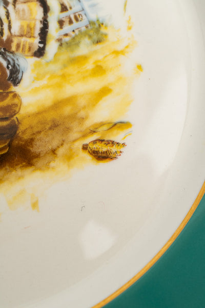 Vintage Turkey Dinner Plates - Set of 8