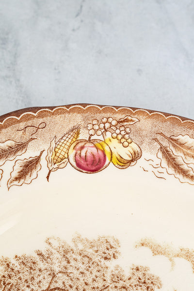 Vintage Turkey Platter