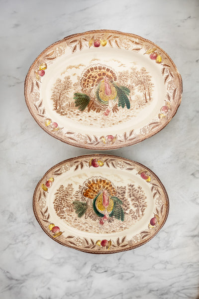 Vintage Turkey Platter
