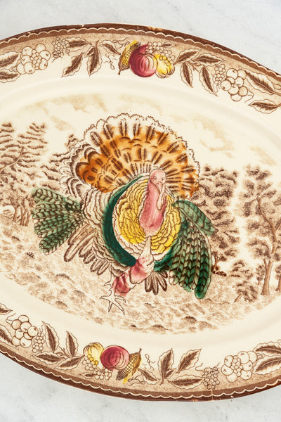 Vintage Turkey Platter