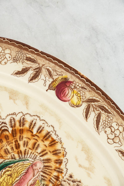 Vintage Turkey Platter
