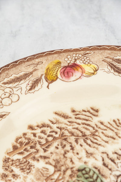 Vintage Turkey Platter