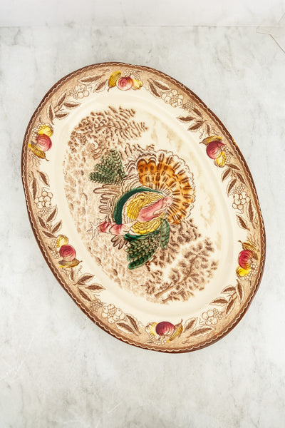 Vintage Turkey Platter