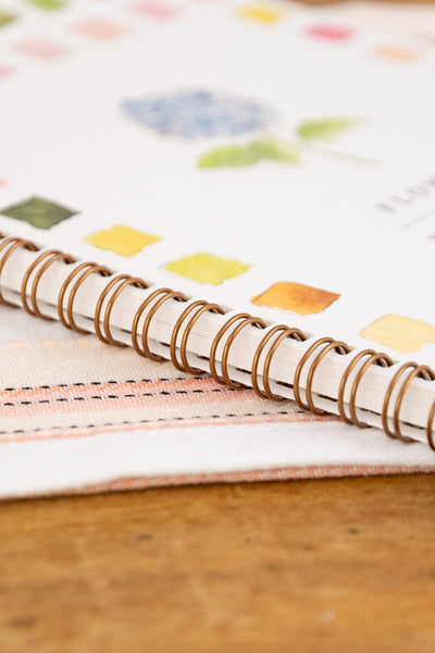 Les Fleurs Watercolor Workbook