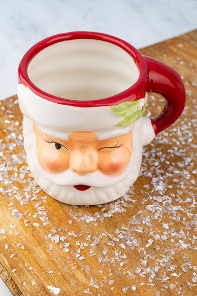 Winking Santa Claus Mug