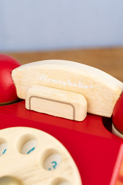 Wooden Rotary Phone Toy
