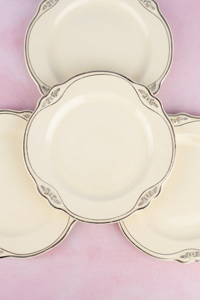 Vintage Homer Laughlin Appetizer Plates - Set of 4