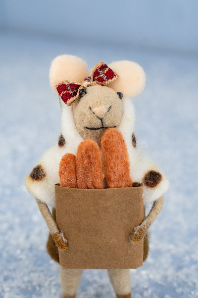 Bretzel Bernard & Boulangère Brigitte Mouse Ornaments