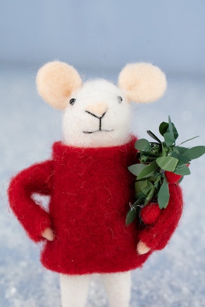 Festive Felix Mouse Ornament