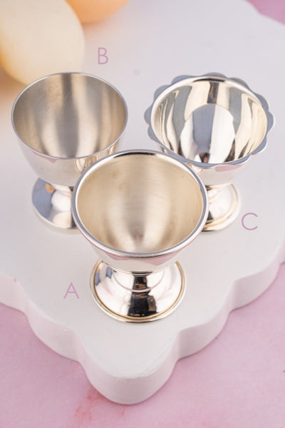 Vintage English Silverplate Egg Cup