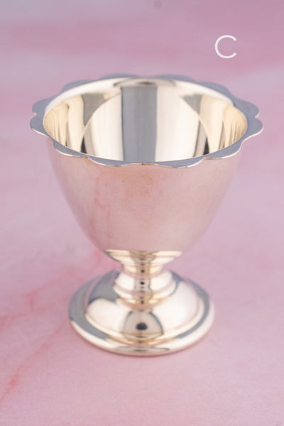 Vintage English Silverplate Egg Cup