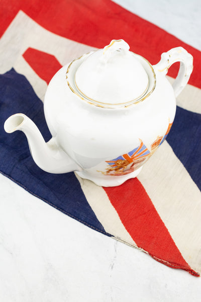Antique Edward VII and Queen Alexandra 1902 Coronation Teapot