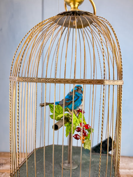 Antique French Singing Bird Automaton