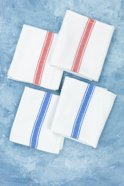 Brooklyn Stripe Bistro Towels - Set of 2