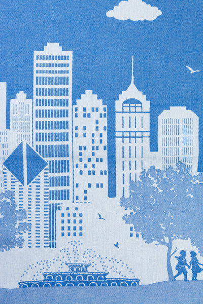 I Love Chicago Moutet Tea Towel