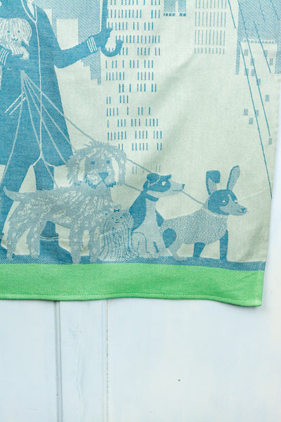 City Dogwalker Moutet Tea Towel