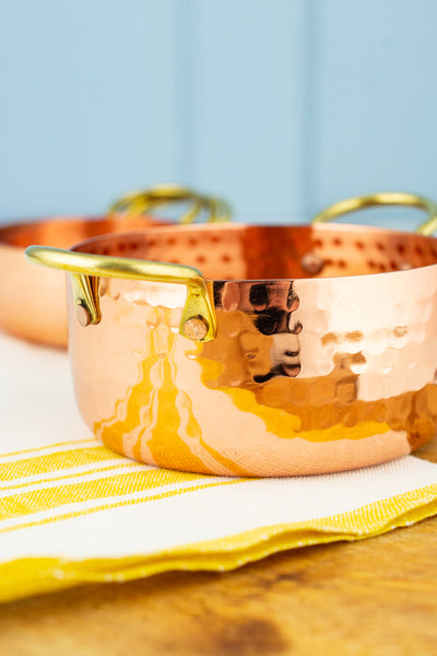 Hammered Copper Measuring Cup Set