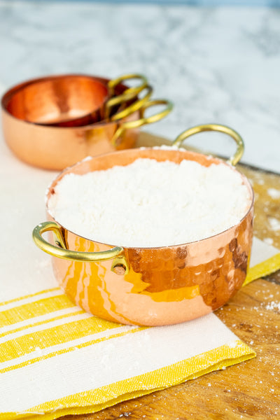 Hammered Copper Measuring Cup Set
