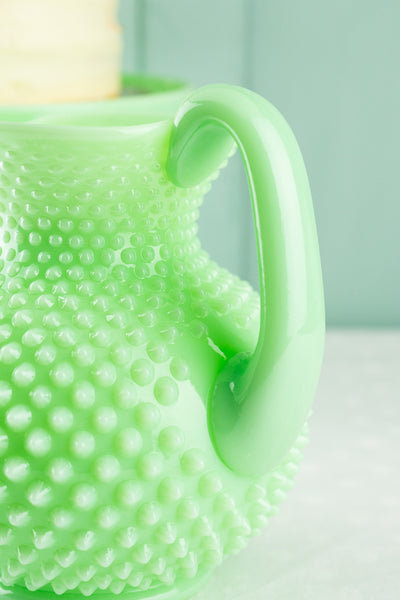 Jadeite Hobnail Pitcher