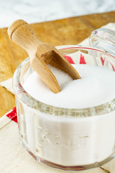 Glass Salt Pot With Scoop