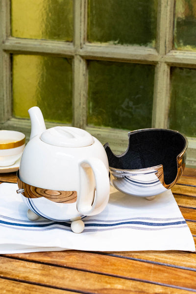 Mariage Frères Art Deco Large Insulated Teapot