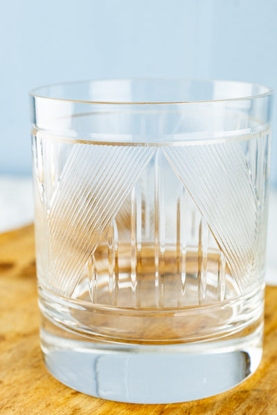 Art Deco Rocks Glasses - Set of 2
