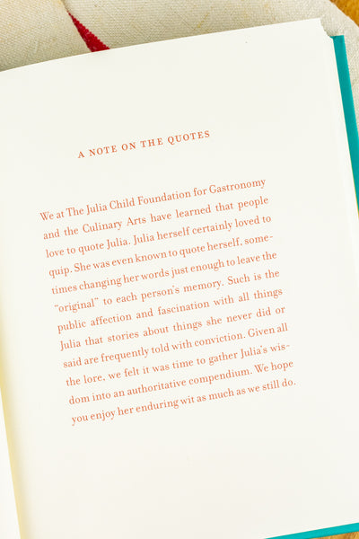 Julia Child: People Who Love to Eat Are the Best People