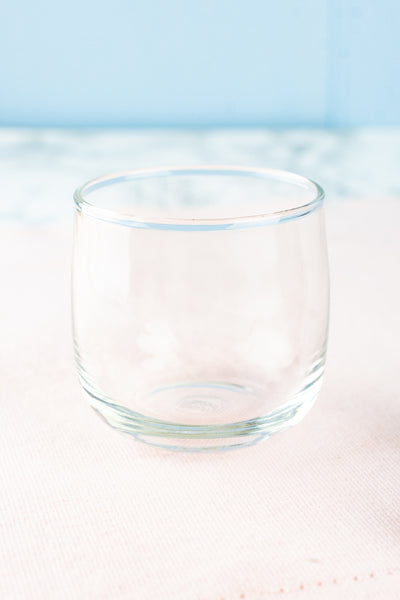 Teak and Glass Honey Pot