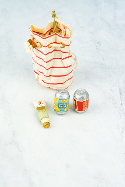 Danish Miniature Beach Bag with Essentials
