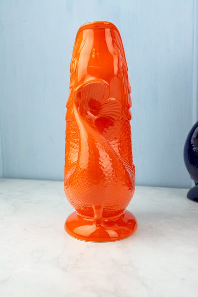 English Ceramic Fish Gluggle Jug
