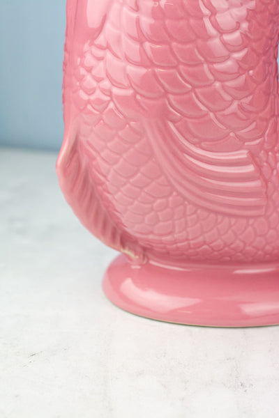 English Ceramic Fish Gluggle Jug