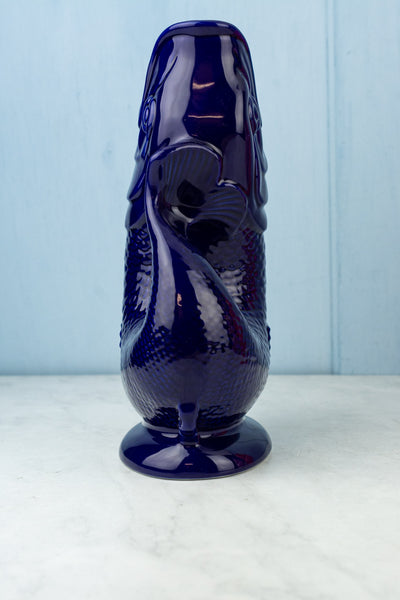 English Ceramic Fish Gluggle Jug
