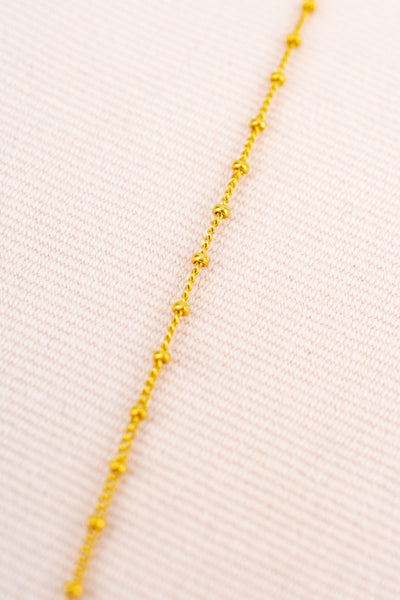 French Rhinestone Bee Necklace