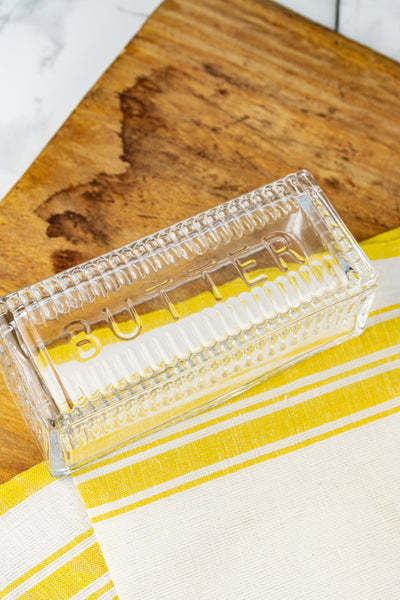 Glass Butter Dish