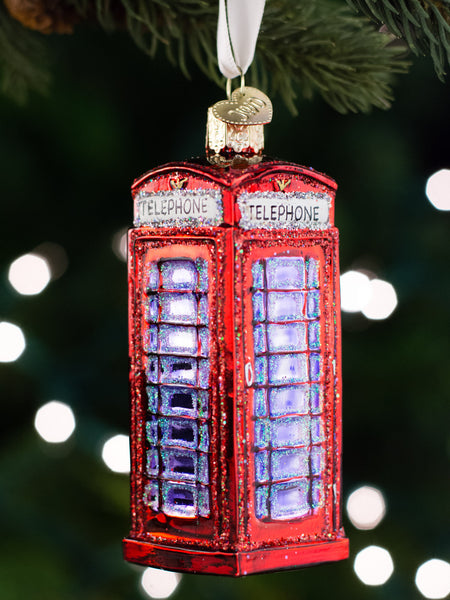 London Phone Booth Ornament