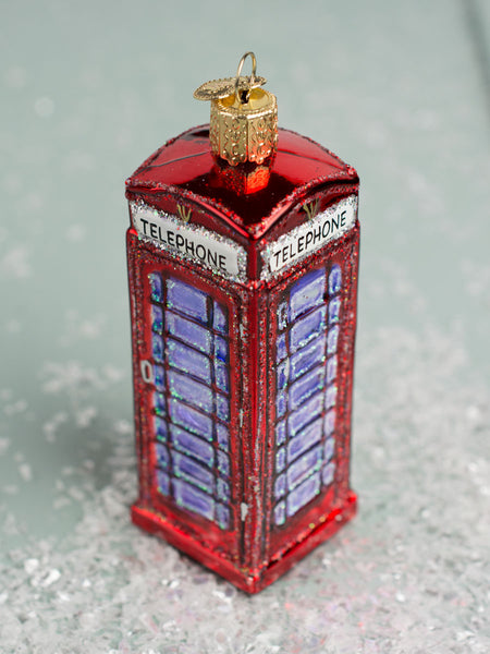 London Phone Booth Ornament