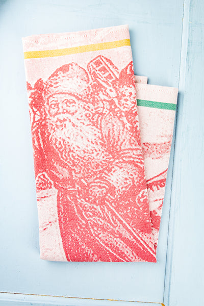 Moutet Père Noël Tea Towel