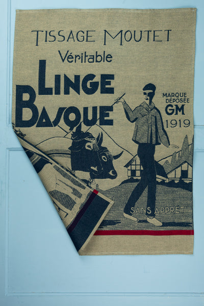 Moutet "1919 Ligne Basque" Tea Towel