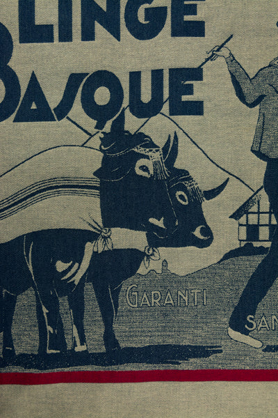 Moutet "1919 Ligne Basque" Tea Towel