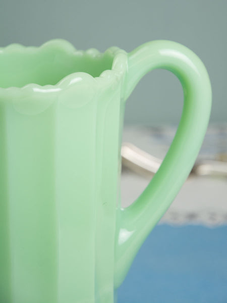 Jadeite Panel Pitcher